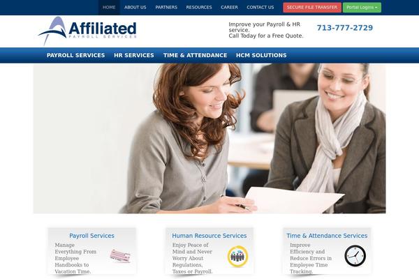 affiliatedpayroll.com site used Ewebresults