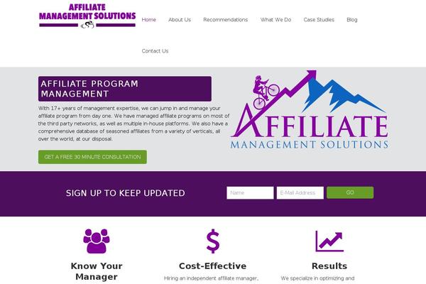 affiliatemanagementsolutions.com site used Genesis