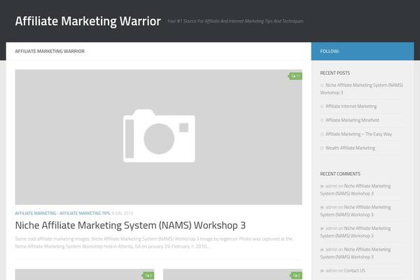 affiliatemarketing-warrior.com site used Twenty Twelve