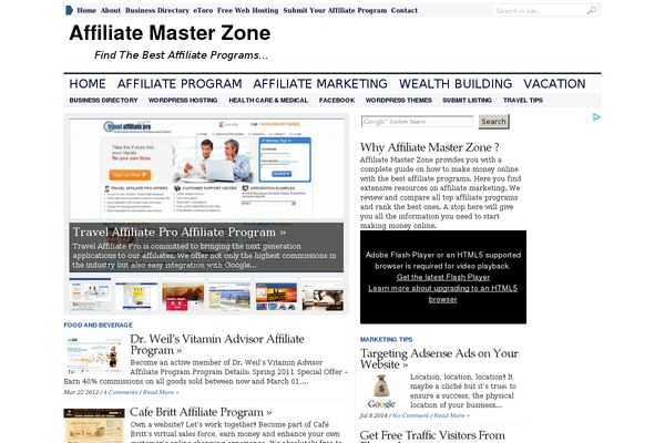 affiliatemasterzone.info site used Sparkling