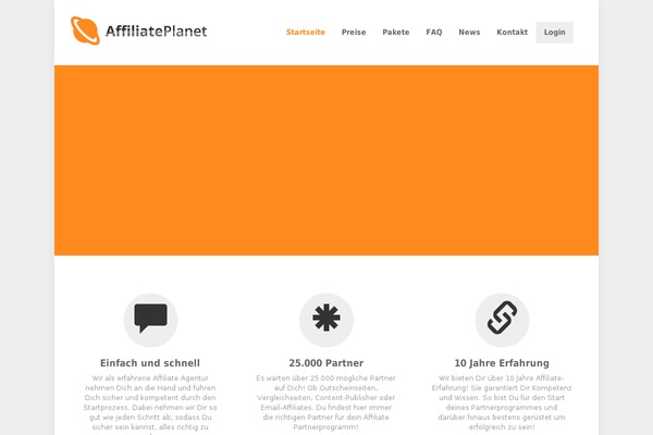 affiliateplanet.de site used Affiliateplanet