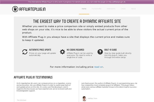 WordPress website example screenshot