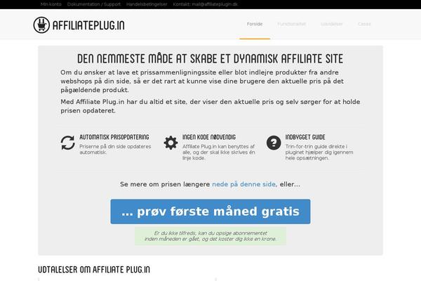 affiliateplugin.dk site used Afptheme