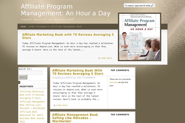 affiliateprogrambook.com site used Back-my-book