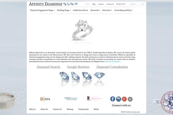 affinitydiamonds.com.au site used Boutique