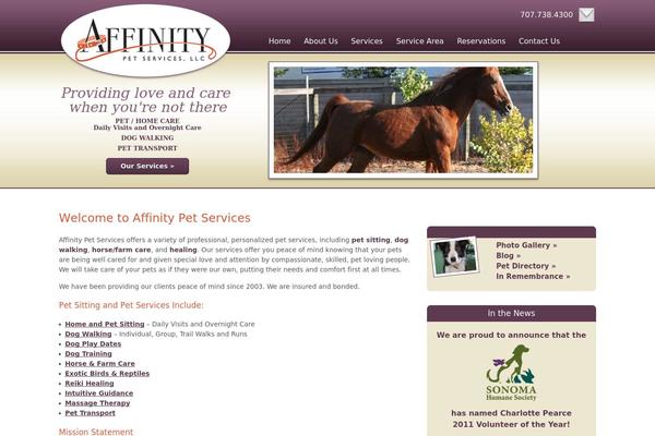 affinitypetservices.com site used Affinity