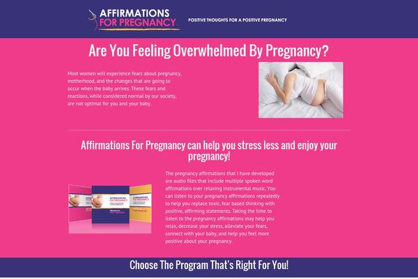 affirmationsforpregnancy.com site used Whitelight-april2014