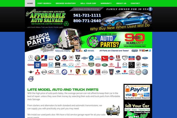 affordableautosalvage.com site used Ernies