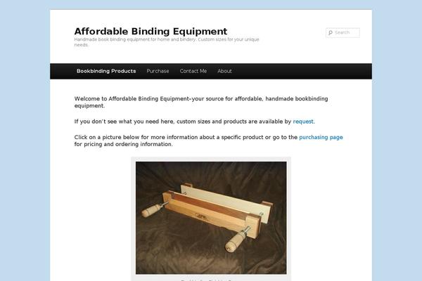 affordablebindingequipment.com site used Child-of-twentyeleven