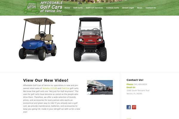 Enfold theme site design template sample