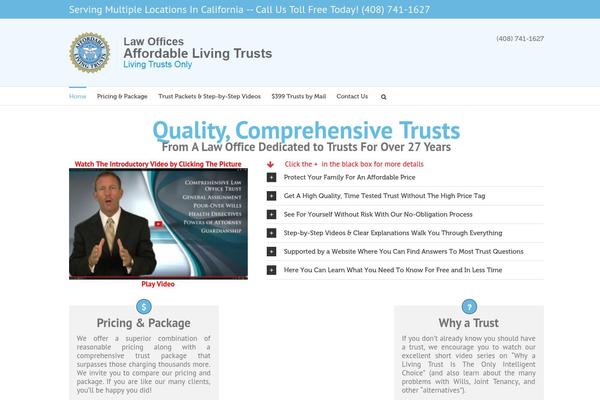 Avada theme site design template sample