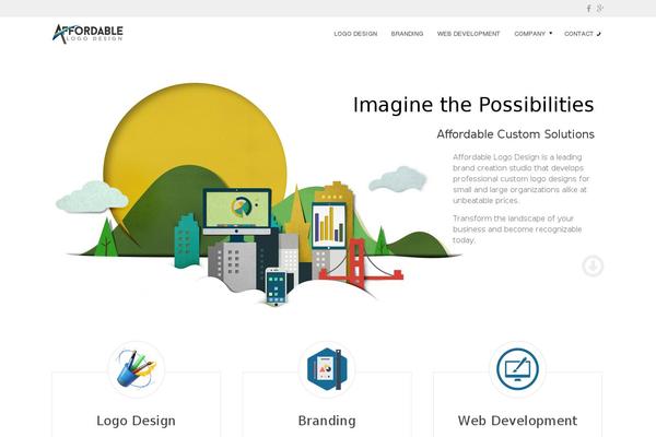 Elos theme site design template sample