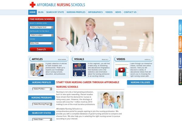 affordablenursingschools.com site used Nusringschools