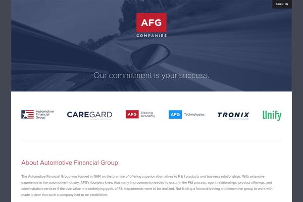 afgcompanies.com site used Niche-1-3-2c-layout