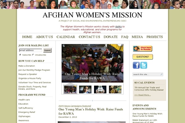 afghanwomensmission.org site used Blue Zinfandel Enhanced