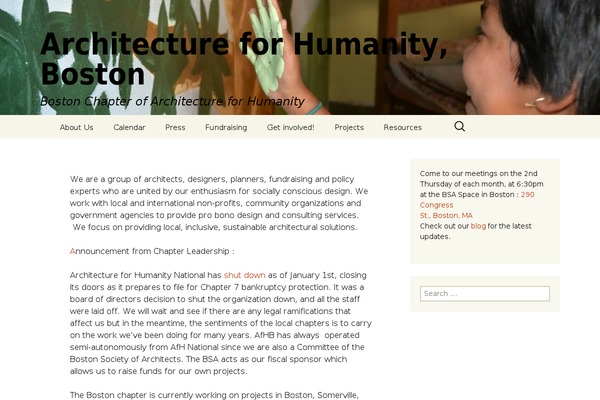 WordPress website example screenshot
