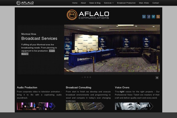 WordPress website example screenshot