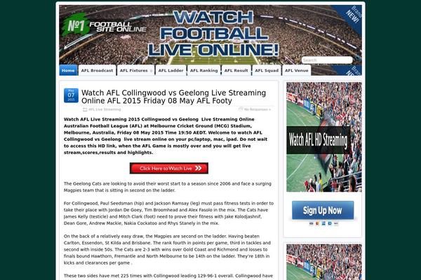 Suffusion theme site design template sample