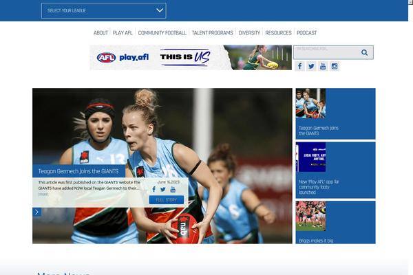 aflnswact.com.au site used Afl-nsw-act