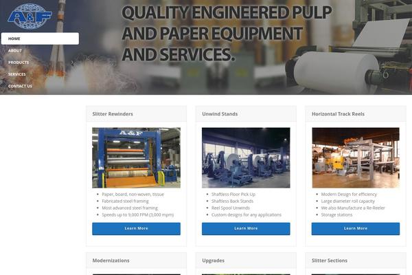 WordPress website example screenshot
