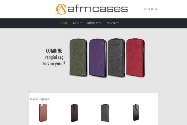 Afm theme site design template sample