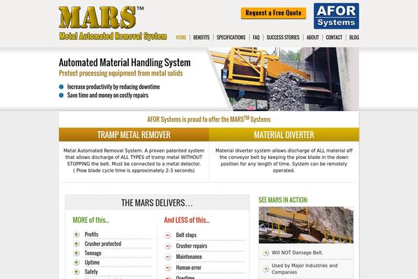 aforsystems.com site used Mars