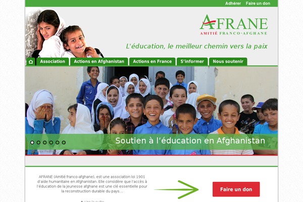 WordPress website example screenshot