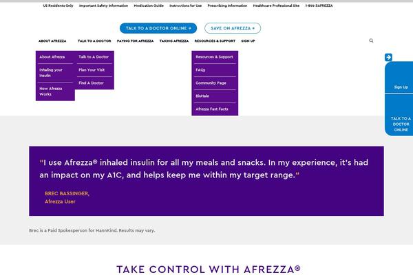 afrezza.com site used Afrezza-theme