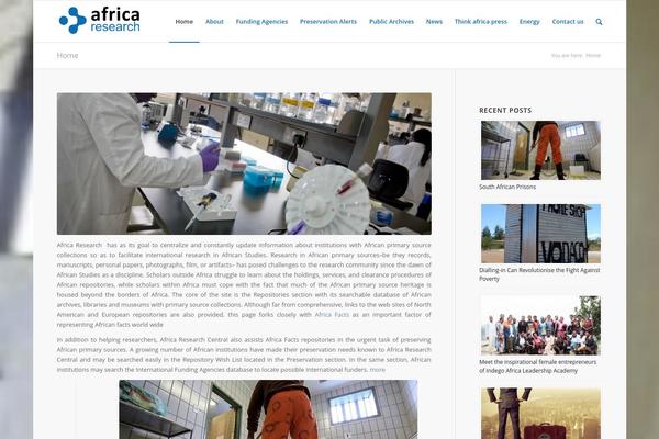 Enfold theme site design template sample