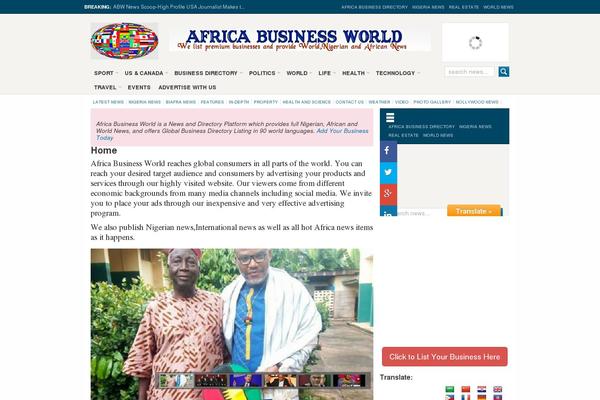 africabusinessworld.com site used Perfectnews