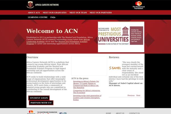 WordPress website example screenshot