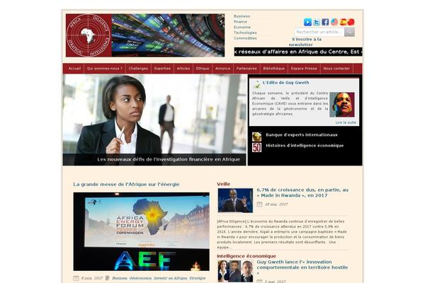 africadiligence.com site used Osmoz
