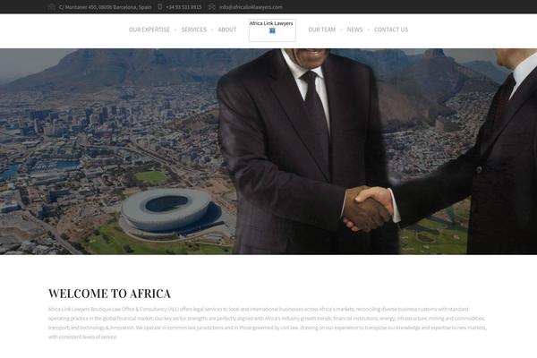africalinklawyers.com site used Lawyer-theme
