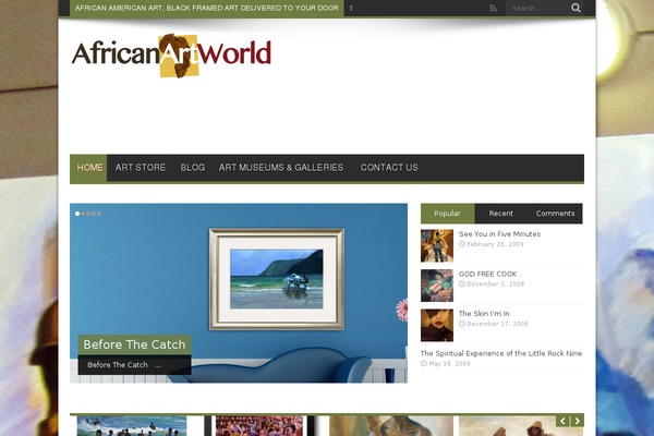 Jarida theme site design template sample