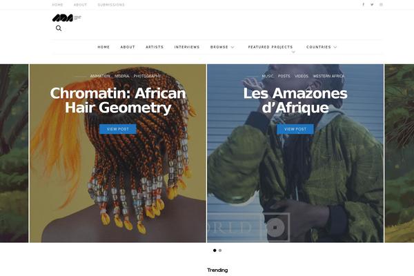 africandigitalart.com site used Skin