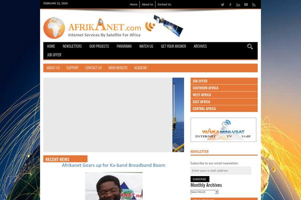 africanet.net site used Afrikanet