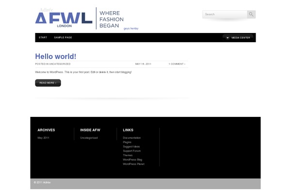 Afw-baseofficial theme site design template sample