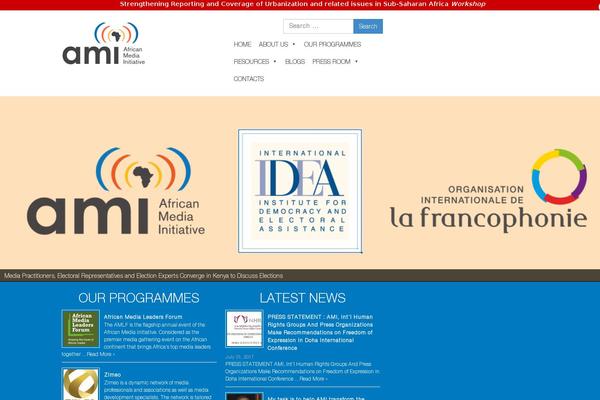 africanmediainitiative.org site used Amitheme