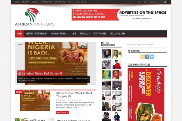 africanpreneurs.com site used Jarida