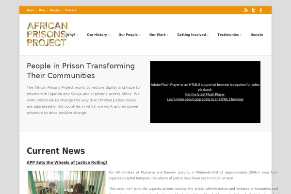africanprisons.org site used Smack