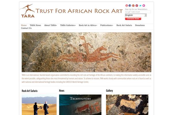 africanrockart.org site used Enfold