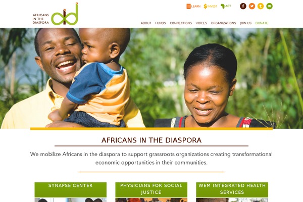 africansinthediaspora.org site used Aid