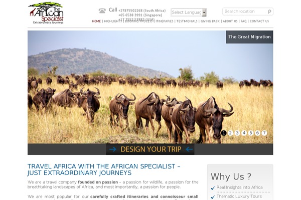 africanspecialist.com site used African