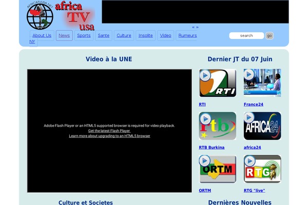 africatvusa.net site used Cde