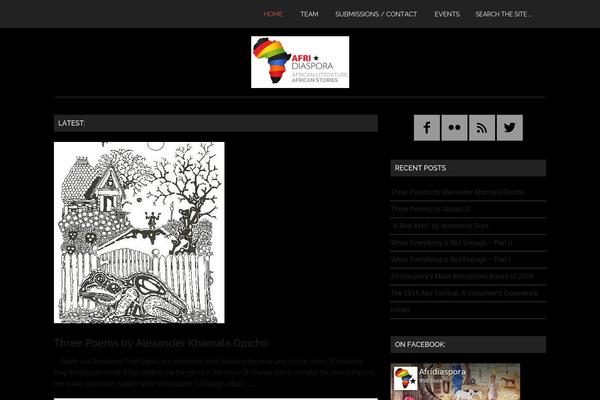 Magazine Pro theme site design template sample