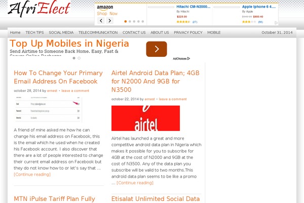 afrielect.com site used Doncaprio