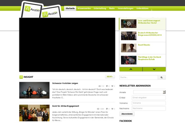 afrikakzent-tv.de site used Akzent