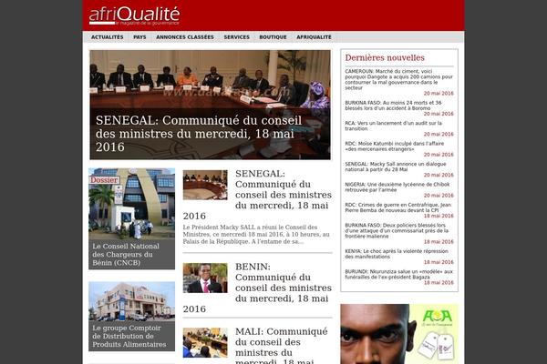 afriqualite.com site used Opays
