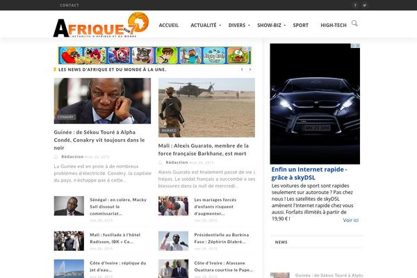 Megazine theme websites examples