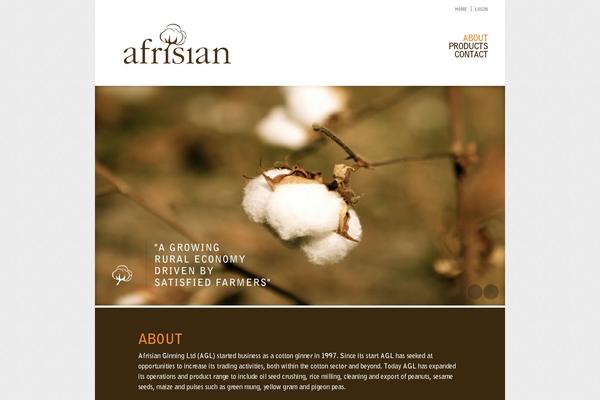 afrisian.com site used Theme1154